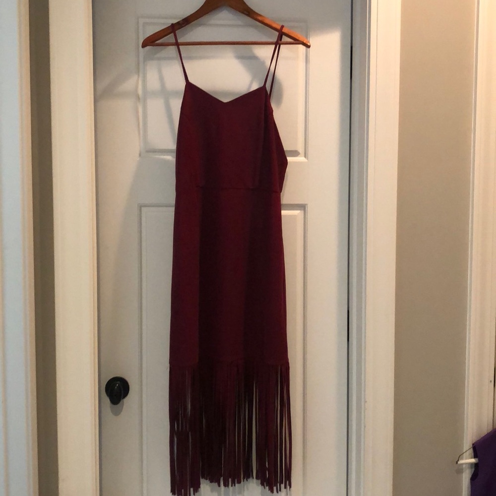 NWT Fabrik fringe dress